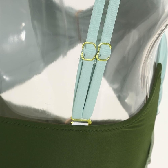 NWOT One Piece Swimsuit Cutout Monokini High Waist Large Bathing Suit - Picture 4 of 6